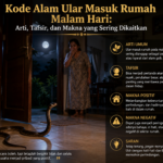 Kode Alam Ular Masuk Rumah Malam Hari: Arti, Tafsir, dan Makna yang Sering Dikaitkan