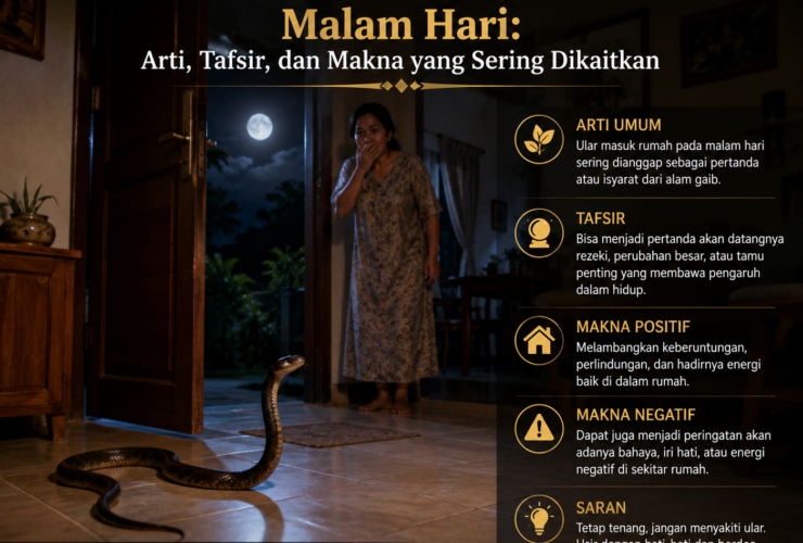 Kode Alam Ular Masuk Rumah Malam Hari: Arti, Tafsir, dan Makna yang Sering Dikaitkan